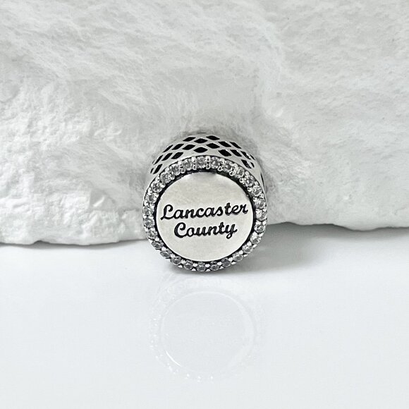 Pandora Lancaster County Exclusive Bead Charm S925 Silver Charm - Picture 3 of 3